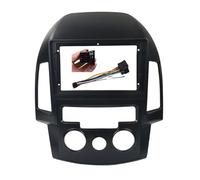 Cadre Façade D'autoradio pour Hyundai pour I30 2008 2009 2010 2011 AT/MT AC Double Din Cadre DVD 9 Pouces Audio Raccord Adaptateur Panneau Tableau Bord Fascia(MT)