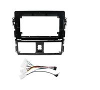 Cadre Façade Marco Radio Coche 9 Pulgadas 22,86 Cm X 10,1 Pulgadas 25,654 Cm Kit Montaje en Salpicadero Para Yaris Para Vios 2013-2016 (2DIN) Adaptateur Tableau Bord
