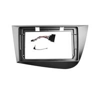 cadre façade stéréo Adaptateur Câble Alimentation Panneau Stéréo LHD 9 Pouces Décodeur Canbus Autoradio Pour Seat Pour Leon 2005 2006 2007 2008-2012(Cadre canbus-LHD)