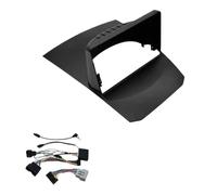 cadre façade stéréo Pour F&ord Pour Fiesta 2009 2010 2011 2012-2014 9 Pouces Radio Player Cadre 2din Unité Principale Fascia Stereo Dash Panel(Cadre avec câble)