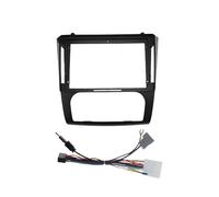 cadre façade stéréo Pour N&issan Pour Altima Pour Teana 2006-2012 MT AC AT AC 9 Pouces Cadre Voiture Adaptateur Fascia Radio Dash Montage Panneau Kit(Câble de cadre AT AC)