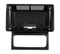 cadre façade stéréo Pour R&enault Pour Clio 2 2014 2 Din Autoradio Fascia Stéréo Tableau Bord Panneau Couverture LHD 9 Pouces Cadre Autoradio