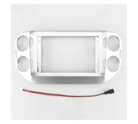 cadre façade stéréo Pour VW Pour Tiguan 2010 2011 2012 2013 2014-2017 10,1 Pouces Cadre Voiture Adaptateur Façakit Montage Panneau Tableau Bord Radio