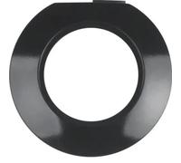 Cadre Final - Hager - Série 1930 - Noir - Duroplast - 75,5 mm x 80 mm