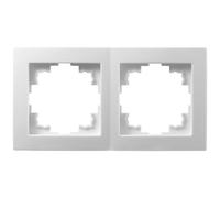 Cadre FLAIR, double, blanc mat, cadre double