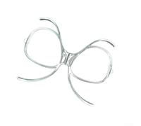 Cadre flexible d'insertion de prescription pour ski et snowboard, adaptateur optique compatible avec les modèles de lunettes Prohecy & Knowledge, matériau PC transparent, 12 x 4 cm, 15 G (A)