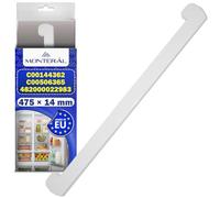 Cadre Frontal pour Etagère du Frigo Longueur 475 mm avec Code Original C00144362 C00506365 pour Indesit pour Ariston 482000022983 pour Whirlpool - MADE IN EU - Garantie de 10 Ans - MONTERAL