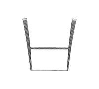 Cadre Garniture Pour Ford Pour Mondeo 2013-2019 Console Centrale Climatisation Panneau De Commande Décoration Autocollant Moulures(Noir)