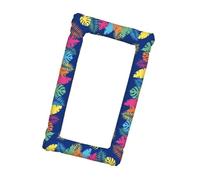 CADRE GONFLABLE PHOTOBOOTH TROPICAL 70X110CM BLEU