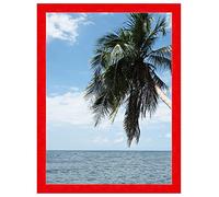 Cadre Haut de Gamme Galerie Rouge Brillant, 4 cm de Largeur, 30x42 cm / 42 x 30 cm Cadre Photo Mural