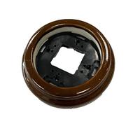Cadre individuel marron au design élégant et surface lisse. Parfait pour encadrer des photos et embellir la décoration de votre maison.