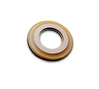 Cadre individuel surface couleur bois (cadre encastré individuel couleur bois)