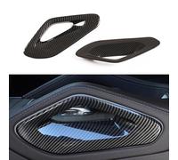 Cadre Intérieur Pour Benz Mercedes Gle/Gls 2020-2021,Housse De Protection Pour l'Accoudoir De La Console Centrale En Fibre De Carbone,Cadre d'Accoudoir,Pour Benz Mercedes Gle/Gls 2020-2021,Lot De Deux