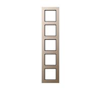 Cadre Jung AC585CH 5 positions, horizontal/perpendiculaire, plastique, IP20, ...