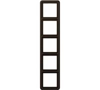 Cadre Jung CD585BR - 5 positions, horizontal et vertical, thermodurcissable, ...