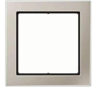 Cadre Jung FDES2981 - 1 pli, horizontal et vertical, acier inoxydable, IP44 ...