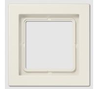 Cadre Jung LSD981W - 1 x, horizontal et vertical, thermoplastique, blanc crème