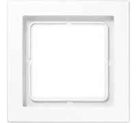 Cadre Jung LSD981WW - 1 fois, horizontal et vertical, thermoplastique, blanc ...