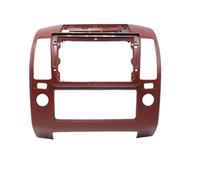 Cadre Kit d'adaptation de façade de châssis pour autoradio Android, Compatible avec Nissan Navara D40, Frontier et Pathfinder.(Frame A Mod Red)