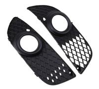 Cadre lampe brouillard Grille Pour Lancer 2008-2014 Couvercles De Phares Antibrouillard Grilles Inférieures De Pare-chocs Avant Noires Capot En Maille