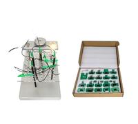 Cadre LED BDM, construction en acier inoxydable, 22 adaptateurs complets, 2en1