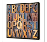 Cadre LETTRES EN BOIS BRILLANT GL3456 PINTDECOR