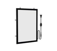 Cadre Lumineux LED Porte-Affiche Poster 40,6x61 cm Affichage Publicitaire