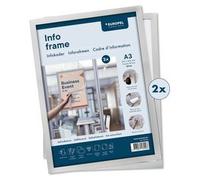 Cadre magnétique INFO FRAME, A3, argent
