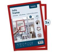 Cadre magnétique INFO FRAME, A3, rouge