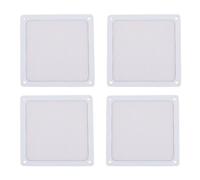 Cadre Magnétique PC DUSSION PC, Ventilateur PVC Écran de Poussière Écran de Ventilateur Féline Filtre Filtre avec Vis, Ventilateur Facile à Installer avec Filtre, pour PC (Blanc)