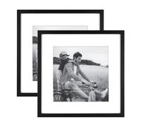 Cadre MCS East Village noir 14 x 14 po mat 10 x 10 po, lot de 2