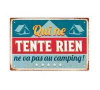 Cadre Métal - Qui ne tente rien ne va pas au camping -