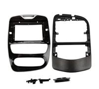 Cadre métallique stéréo 2Din Car DVD Frame Plug Audio Fitting Adaptor Dash Trim Kits Facia Panel 10.1inch Fit for Renault Clio Auto Adaptateur Fascia Din Simple(A)