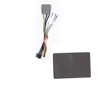 Cadre métallique stéréo Kit de Montage GPS d'installation Convient pour Jeep Compass Patriot 2007 - 2009, Cadre Panneau Fascia en Plastique pour autoradio 2 Din(Cord canbus)
