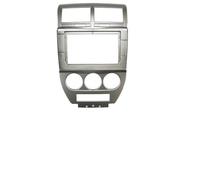 Cadre métallique stéréo Kit de Montage GPS d'installation Convient pour Jeep Compass Patriot 2007 - 2009, Cadre Panneau Fascia en Plastique pour autoradio 2 Din(Only Frame)