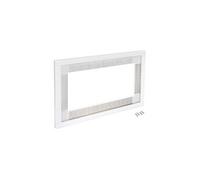 Cadre micro-ondes à encastrer en plastique blanc - 8061515