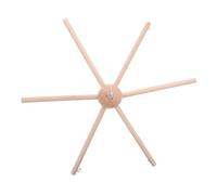 Cadre Mobile en Bois pour Berceau, Kit 1 Set à 6 Bras | Structure Sphérique, pour Carillons et Jouets Suspendus, Décor Chambre Bébé, Montage DIY
