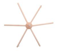 Cadre Mobile pour Berceau en Bois 1 Set à 6 Bras, Sphérique | Montage DIY Facile, Hauteur et Position Réglables, Structure Stable en Métal et Bois