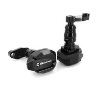 Cadre Moto Sliders pour B&MW S1000XR S1000R S1000RR Moto Protection Contre Les Chutes Cadre Curseur Carénage Garde Crash Pad(Black-S1000XR)