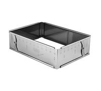Cadre Moule À Gâteaux Réglable Inox 25-46 X 17-32 H. 7,5 Cm - EVA - Pâtisserie