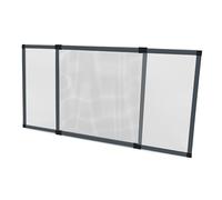 Cadre Moustiquaire Extensible pour Volet Roulant - Sans Perçage ni Recoupe - Ajustable de 750mm à 1400mm - Toile en Fibre de Verre Haute Résistance - Installation Facile - (Gris Anthracite)