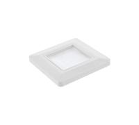 Cadre mural avec passe-brosse, pour téléviseur, blanc RAL9010