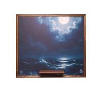 Cadre Mural Compatible avec Lego 10365 Black Pearl du Capitaine Jack, Support de Mur pour Set de Construction, Vitrine Murale pour Collection (B-1)