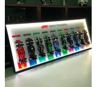 Cadre Mural Compatible avec Lego Speed Champions F1 10 en 1 (sans Modèle)