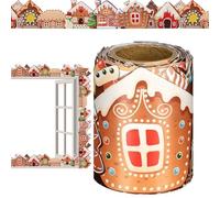 Cadre mural de Noël - 10 m - Décoration festive - Pour cadre photo, salle de classe, événement scolaire, bureau, église, bibliothèque, maternelle, anniversaire