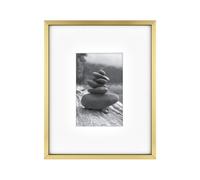 Cadre mural en laiton pour galerie m tallique MCS Master & Co. Foundry, 20 x 25 cm, mat 10 x 15 cm