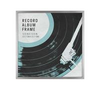 Cadre mural en m tal MCS Master & Co. Foundry, argent fonc , 31,8 x 31,8 cm, sans passe-partout