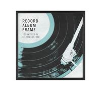 Cadre mural en m tal MCS Master & Co. Foundry, noir, 31,8 x 31,8 cm, sans passe-partout