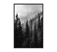 Cadre mural en m tal MCS Master & Co. Foundry, noir, 40,6 x 61 cm, sans passe-partout