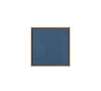 Cadre Mural Flexible et Dynamique pour Tableau Blanc 100x100 Cm, Finition Chêne Mat